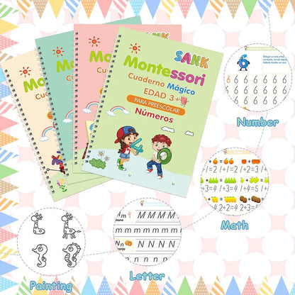 🖍️ Kit Mágico de Caligrafía Montessori ¡ENVÍO GRATIS solo HOY a todo el Ecuador! + 🎁 REGALO