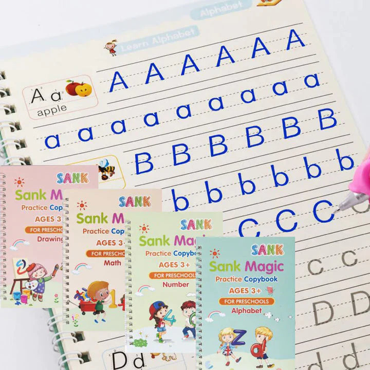 🖍️ Kit Mágico de Caligrafía Montessori ¡ENVÍO GRATIS solo HOY a todo el Ecuador! + 🎁 REGALO