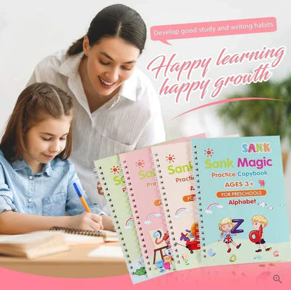 🖍️ Kit Mágico de Caligrafía Montessori ¡ENVÍO GRATIS solo HOY a todo el Ecuador! + 🎁 REGALO
